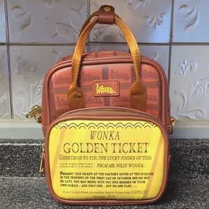 Willy Wonka And The Chocolate Factory Golden Ticket Bag